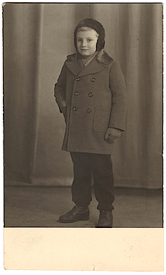 Helmut Kopetzky im Alter von sechseinhalb Jahren nach der Ankunft in Fulda © Foto: privat